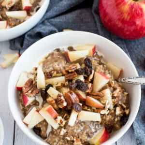 Apple Cinnamon Steel Cut Oats